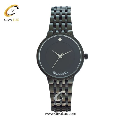 ساعت مچی اورجینال زنانه LdA | لوئیجی د آنا | Luigi d'Ana مشکی | مشکی| مشکی| کد رفرنس 2359